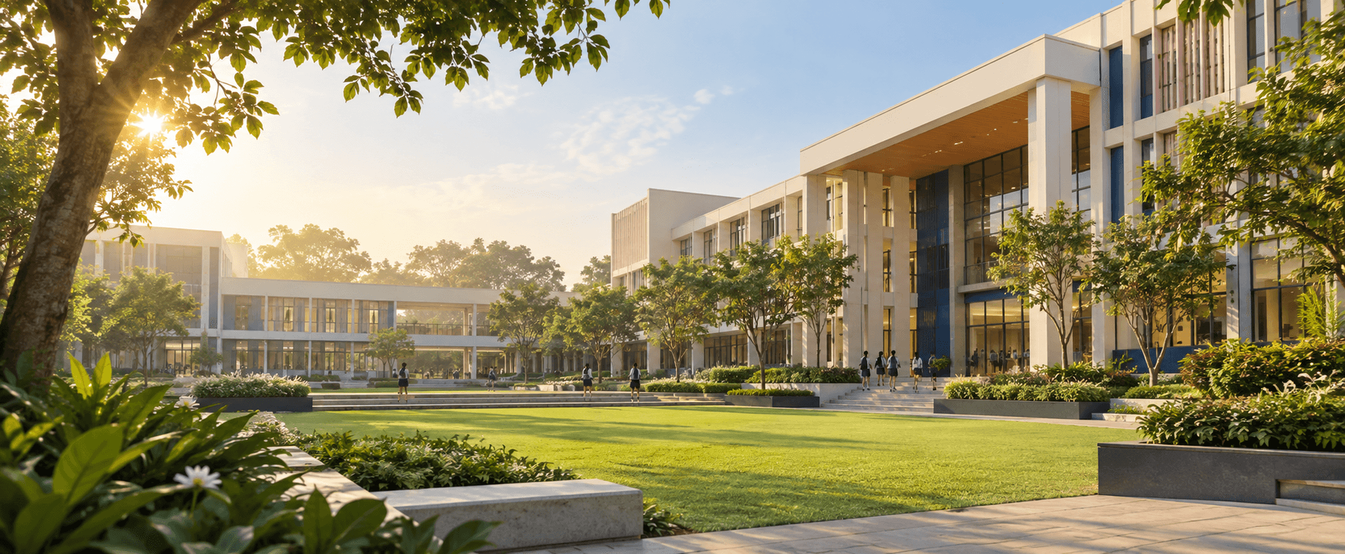 School campus overview